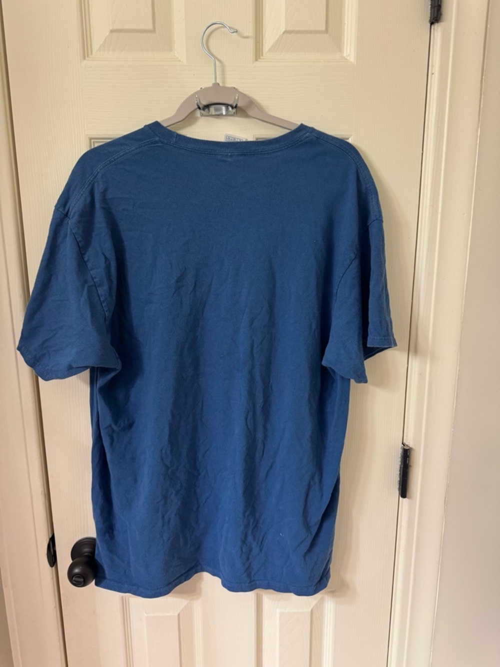 Delta Navy Short Sleeve Tee with Pink Cow Graphic - Picture 2 of 3